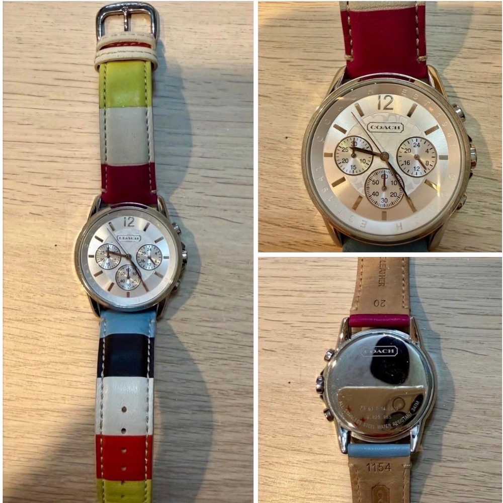 Coach Vintage Legacy Boyfriend Watch -‎ NEEDS BATTERY